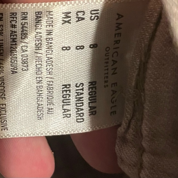 American eagle cargo high  rise pants size 8us - Picture 6 of 7